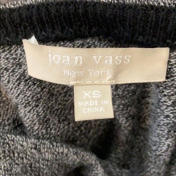 Joan Vass Gray Long Sleeve Sweater Dress Size XS - Picture 3 of 4